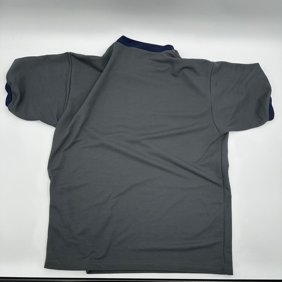 Vintage 2002 Atlanta Braves Dynasty Sample Ringer T-Shirt Grey Navy Mens XL Y2K - Picture 9 of 10